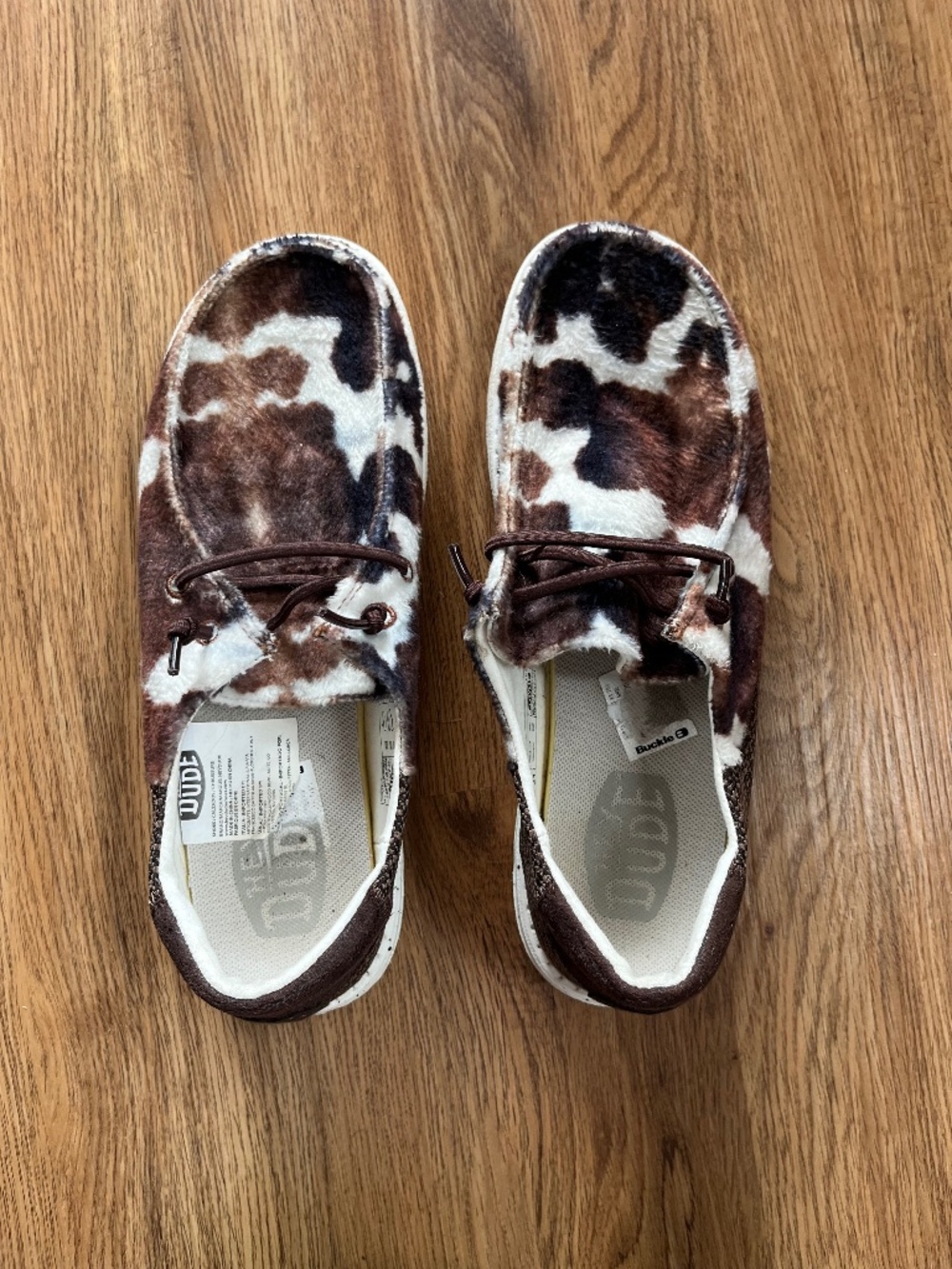 Hey Dude Shoes Wendy Tartan Cow Buckle Exclusive